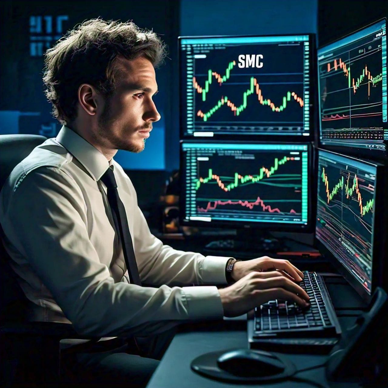 SMC Trader Facebook ad: For premium signals for crypto trading and learning…