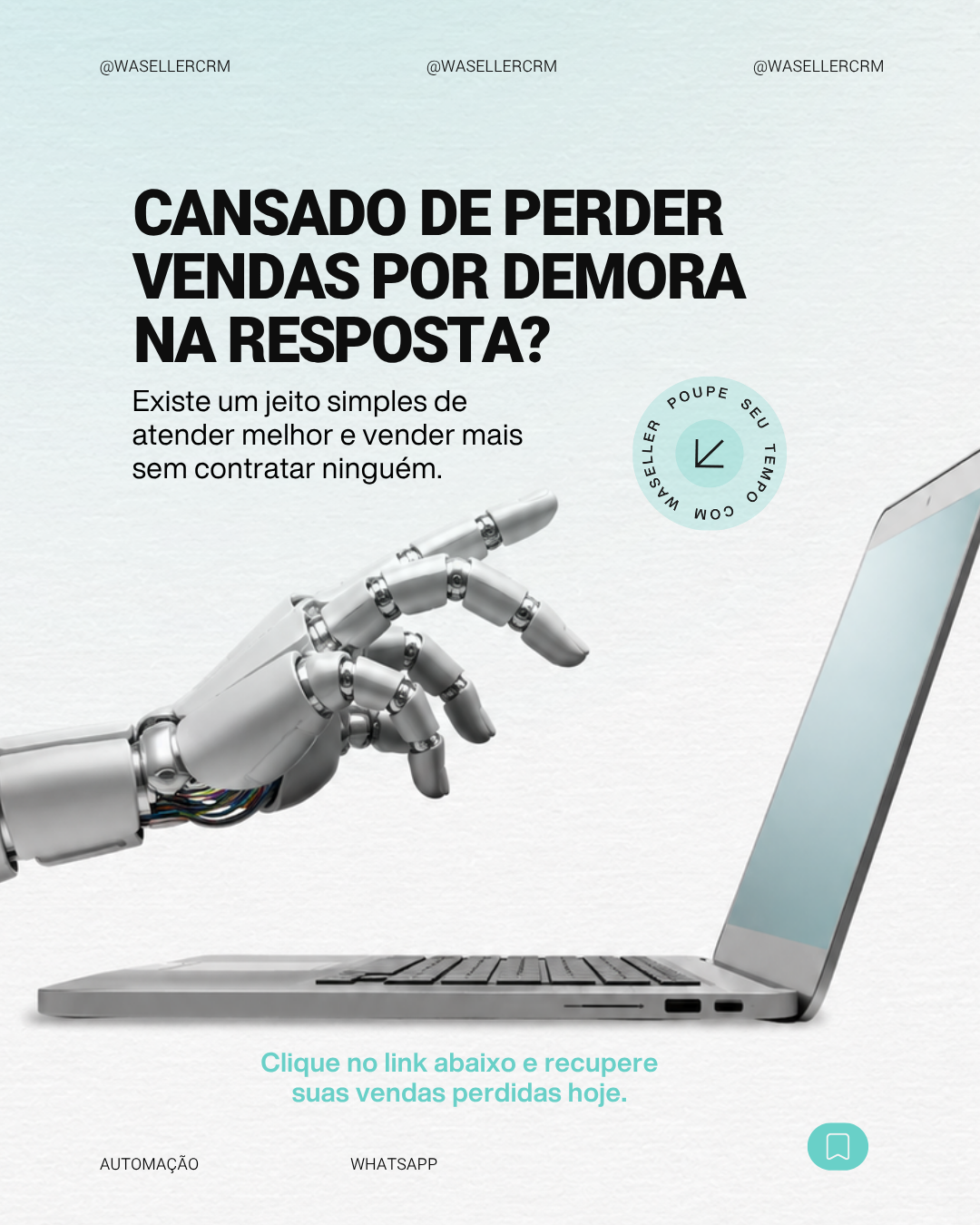 Waseller Facebook ad: Teste grátis
