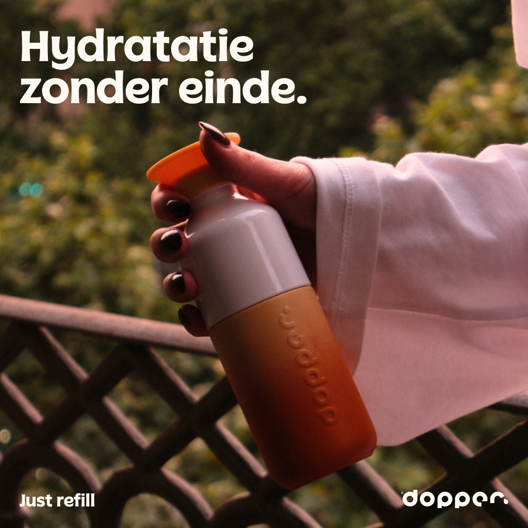 Dopper Facebook ad: 118 gram, de hele zomer lang.