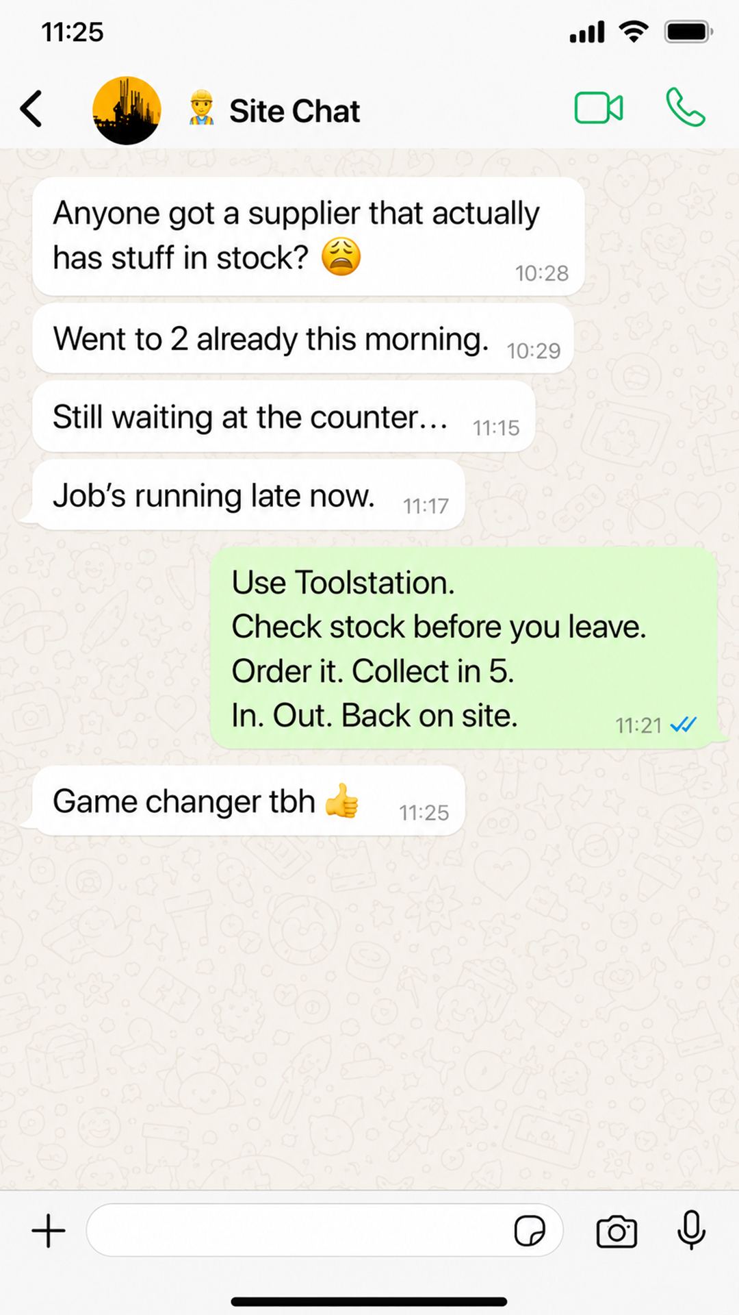 Toolstation UK Facebook ad