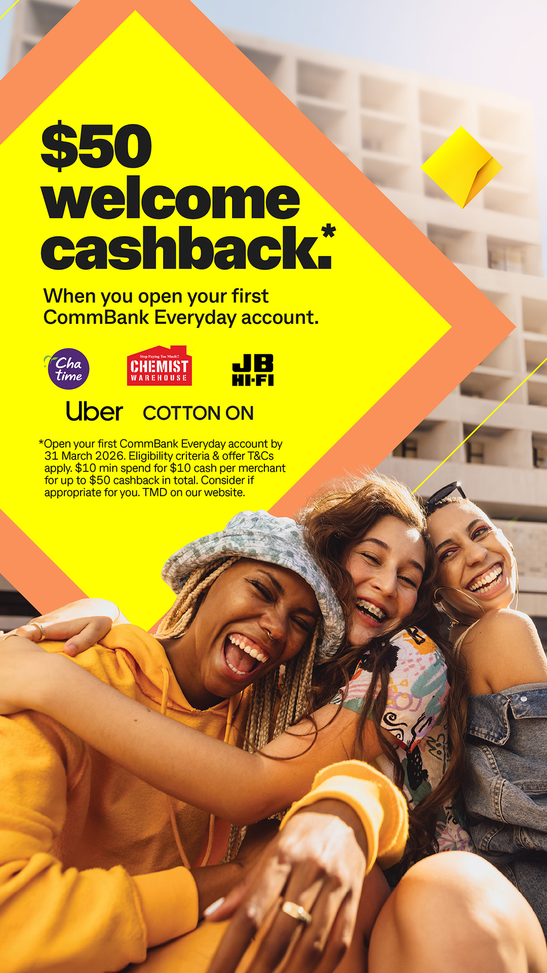 Commonwealth Bank Facebook ad