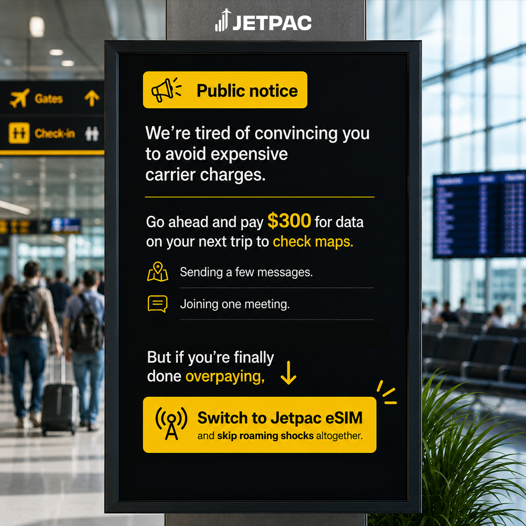 Jetpac Facebook ad