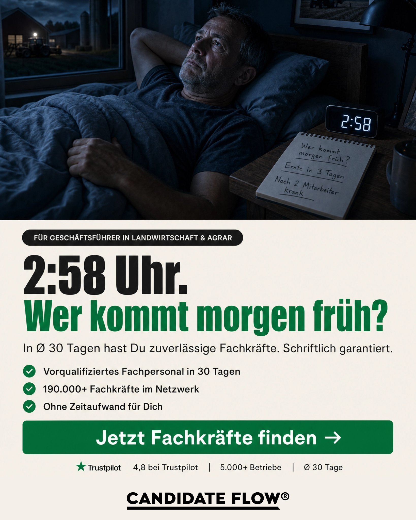 Candidate Flow GmbH - Recruiting Partner für den Mittelstand Facebook ad