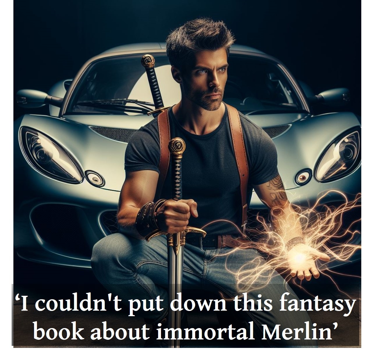 Emma Shelford, Bestselling Fantasy Author Facebook ad: A marvelous modern take on the legendary Merlin!