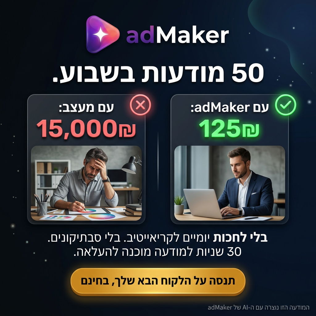 Shahar Elhadad Facebook ad