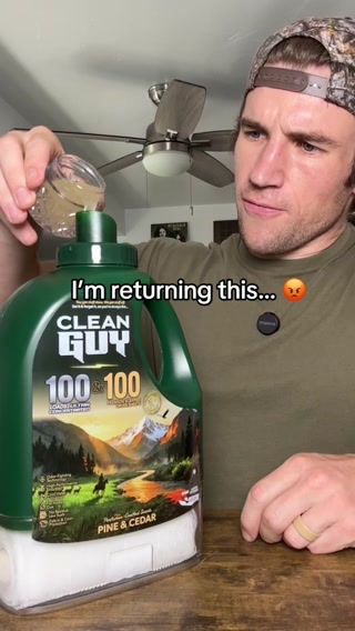 Clean Guy Facebook ad: Laundry that makes you smell like a man