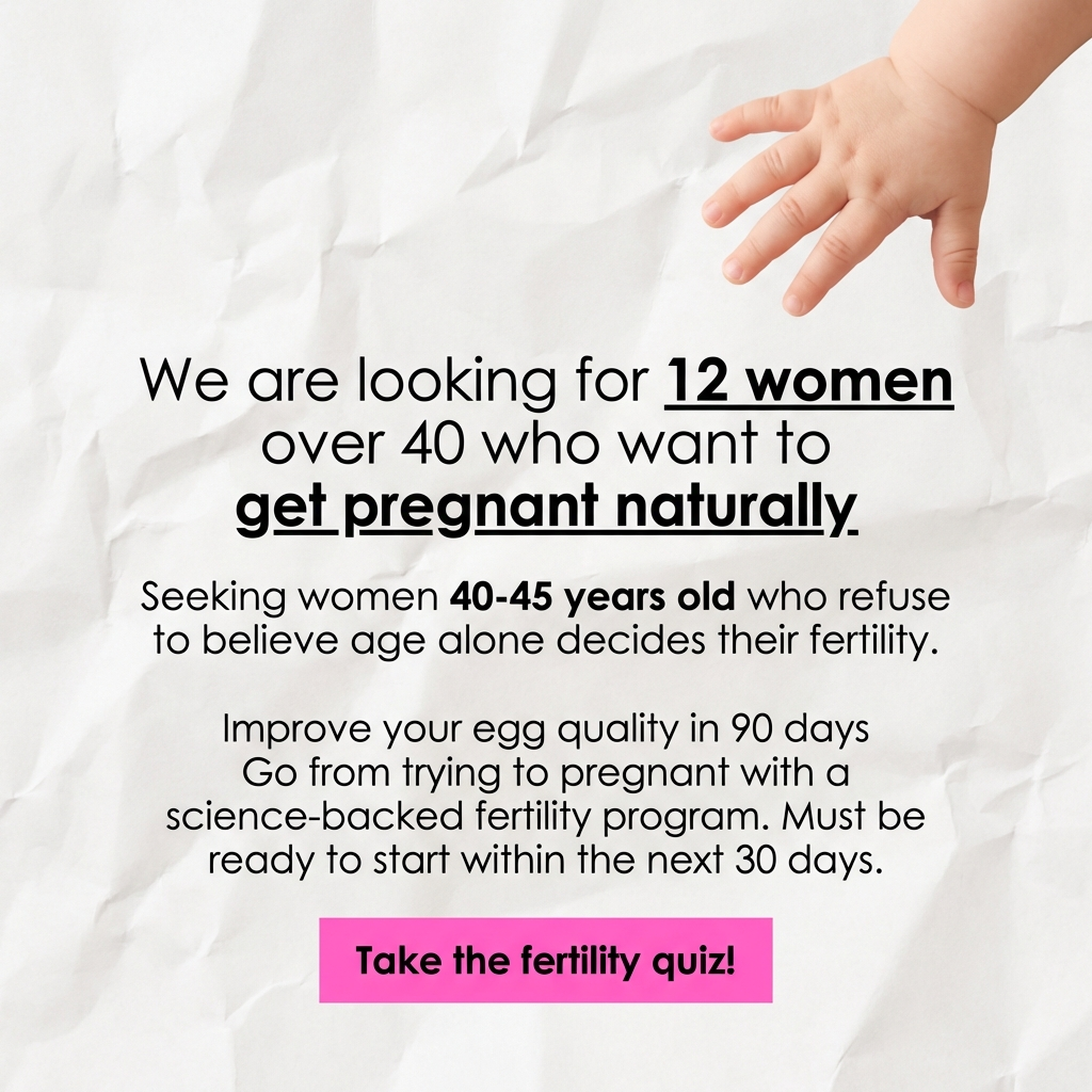 Gyna Fertility and Pregnancy Advice Facebook ad