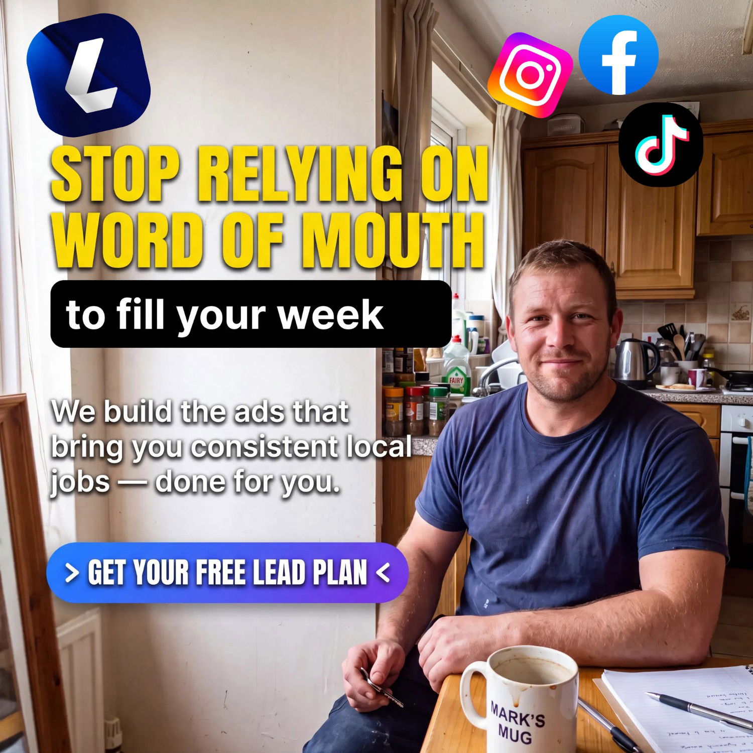 Larven AI Facebook ad