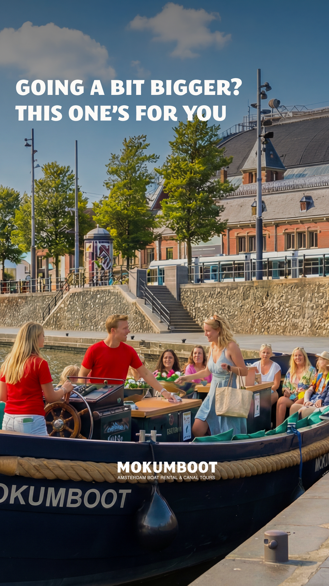 Mokumboot - boat rental & canal tours Facebook ad