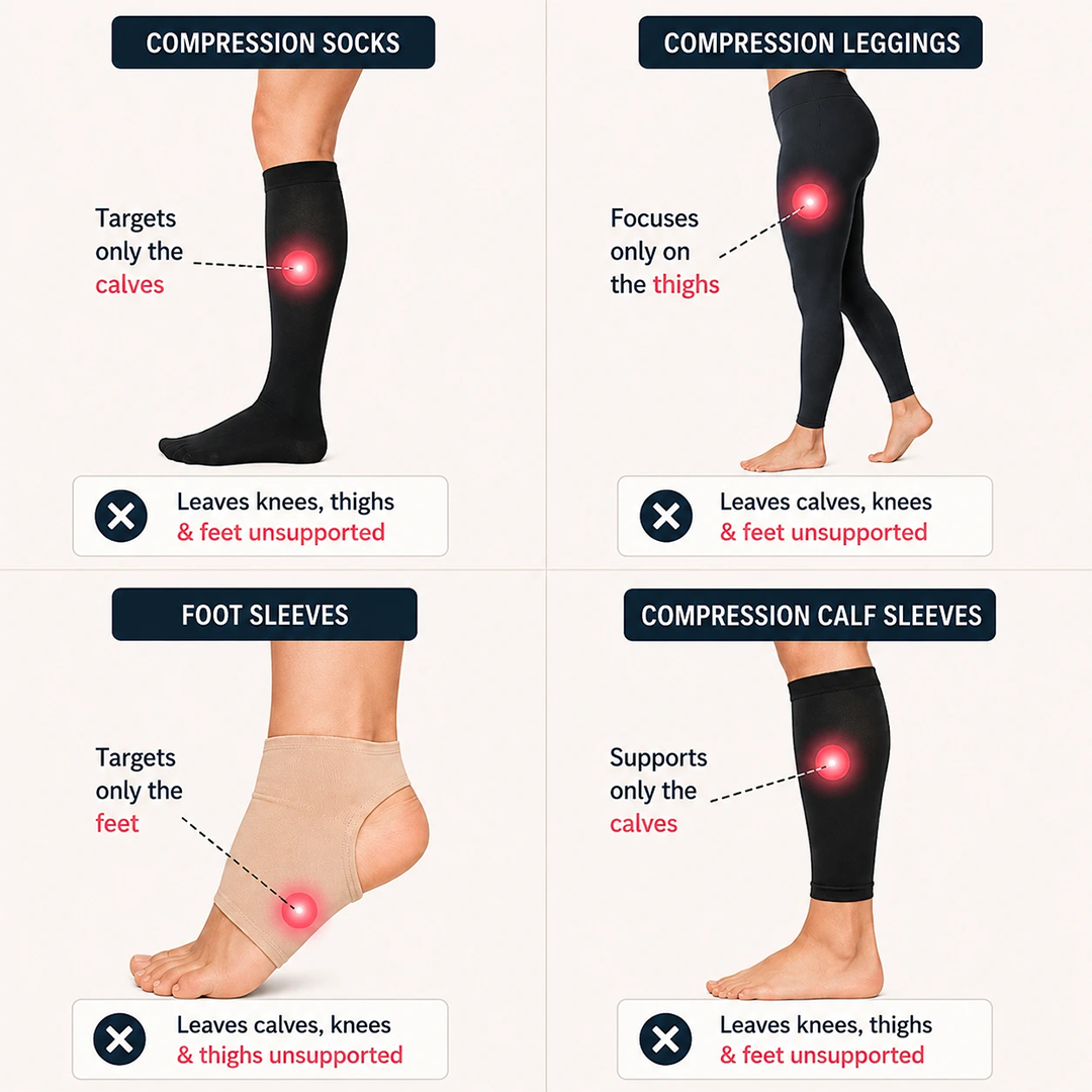 Doletics Facebook ad: Support Should Not Stop At The Calves.