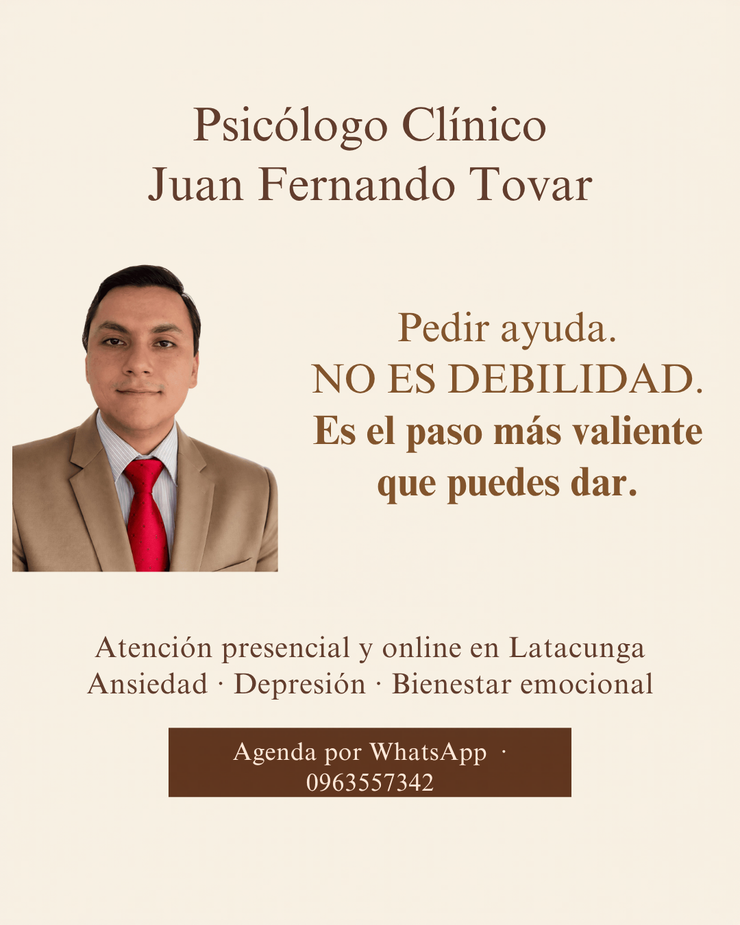 Psicólogo Clínico Juan Fernando Tovar Facebook ad from Apr 19, 2026