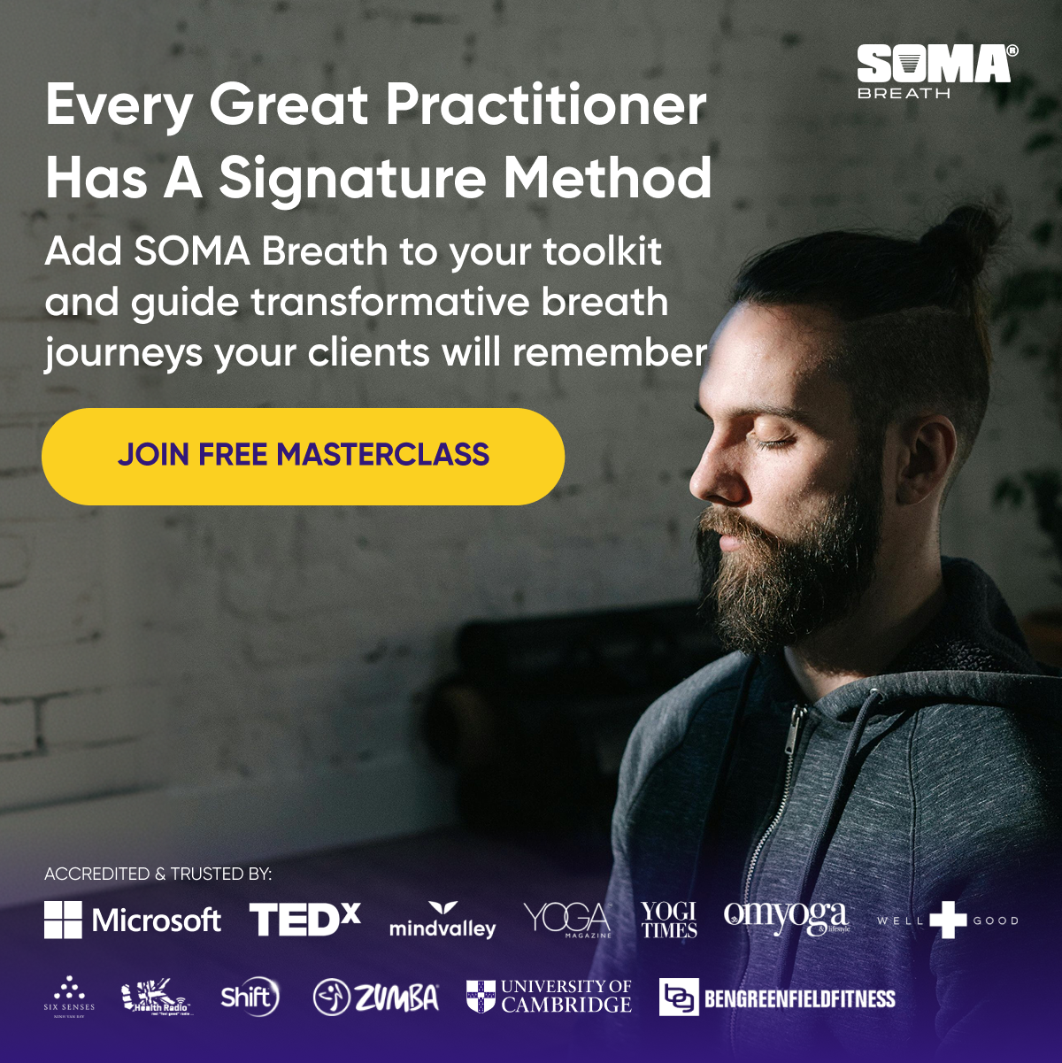 Soma Breath Facebook ad: The Missing Piece Your Clients Need (Free Masterclass)