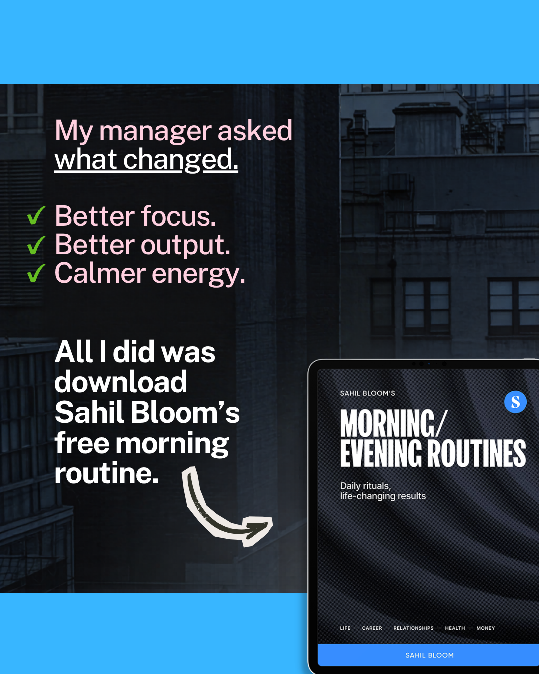 Sahil Bloom Facebook ad