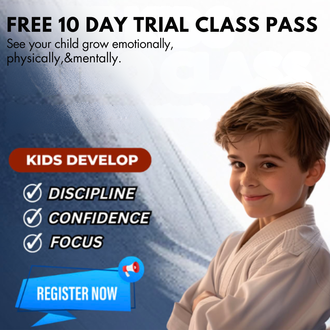 Alliance Anderson Facebook ad: Want a FREE 10-day, kids martial arts class pass?