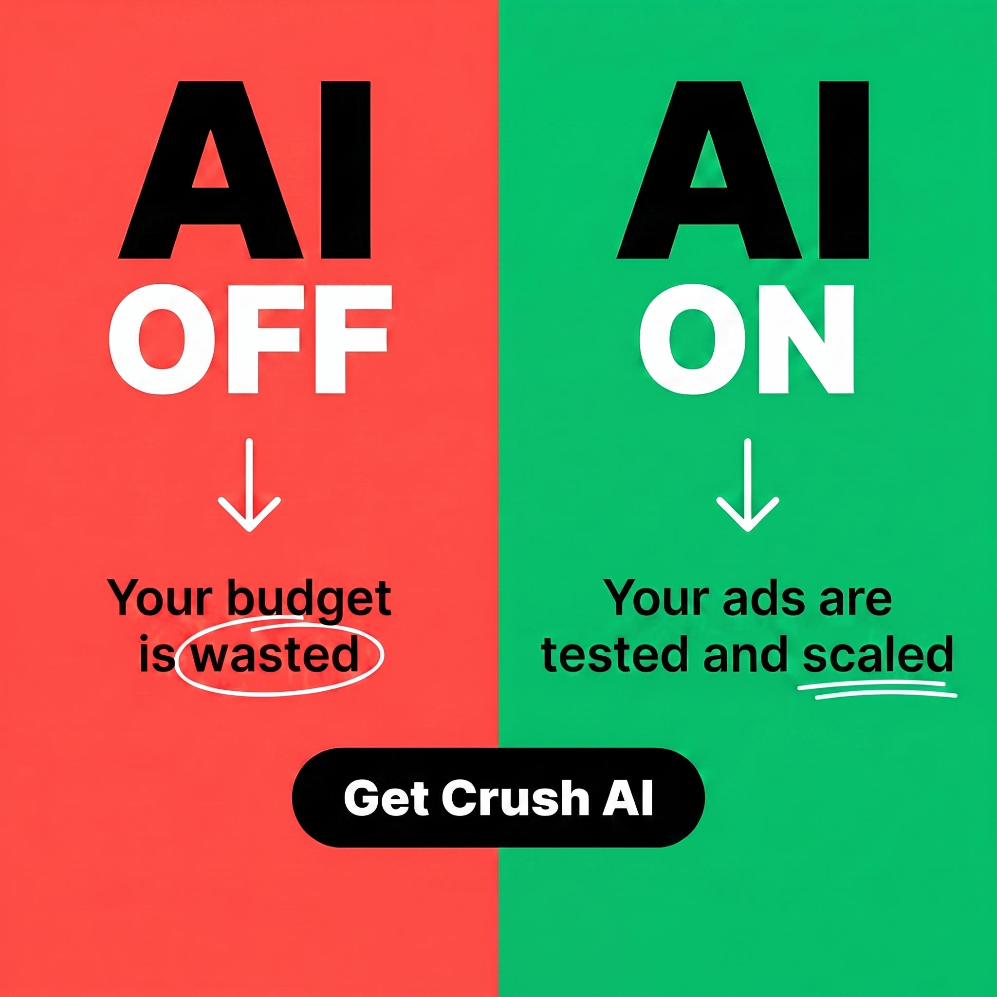 trycrush.ai Facebook ad