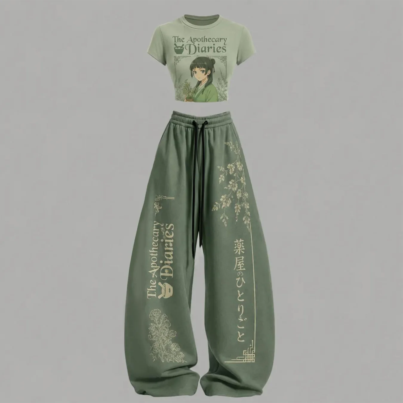 TeeThreads Facebook ad: Anime-inspired two-piece sets with bold graphics and…