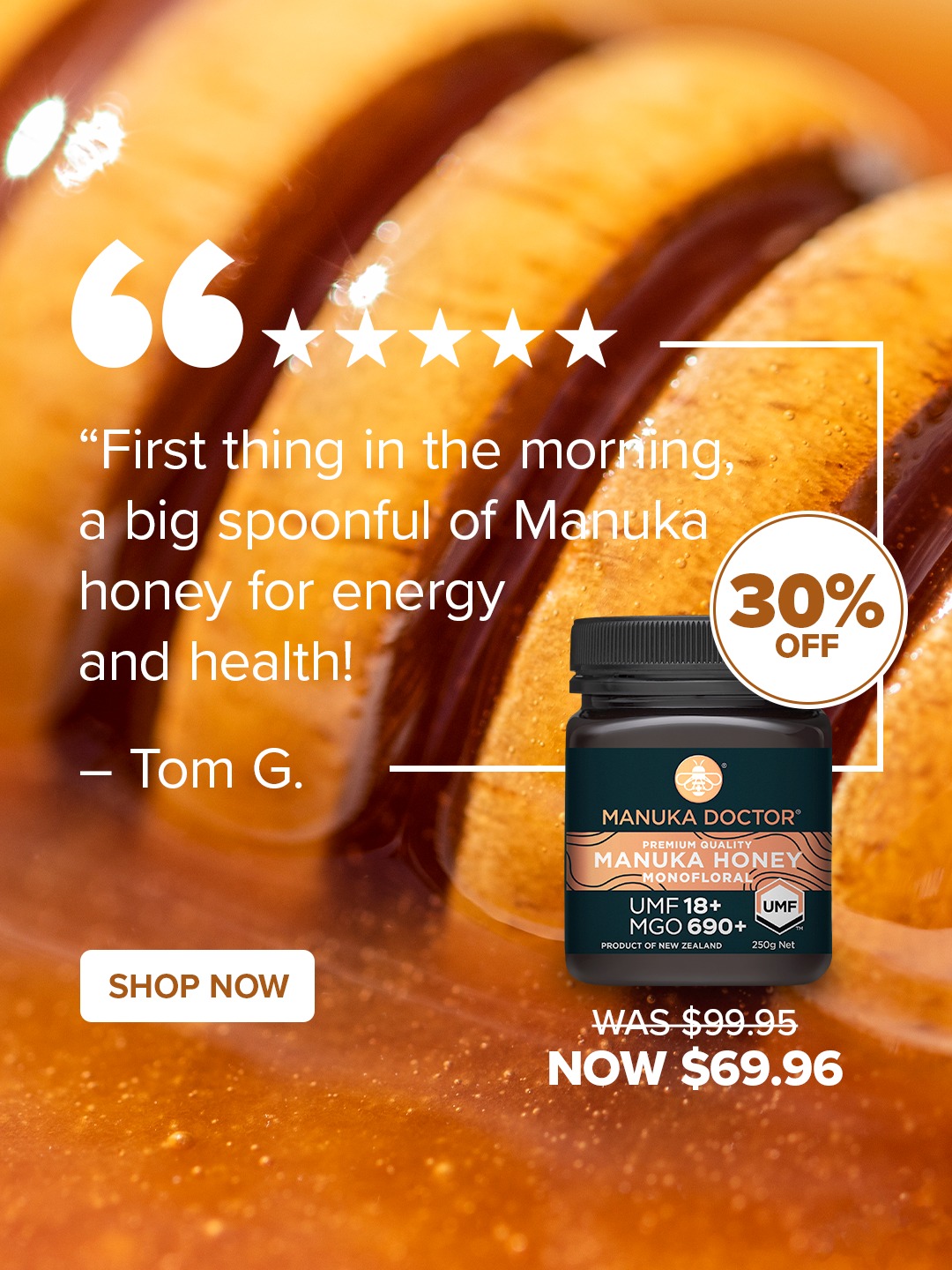 Manuka Doctor New Zealand Facebook ad