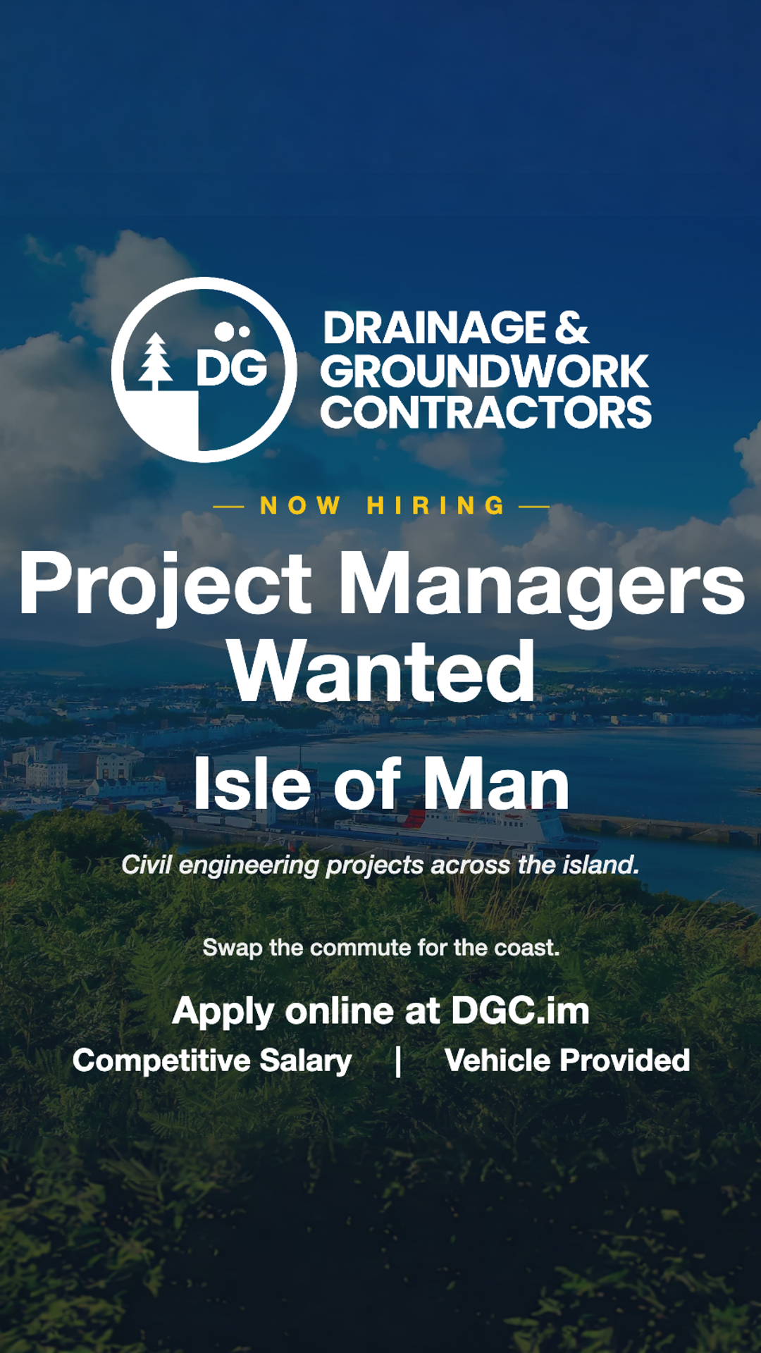 Drainage & Groundwork Contractors Facebook ad: Drainage & Groundwork Contractors | Isle of Man | DGC Ltd