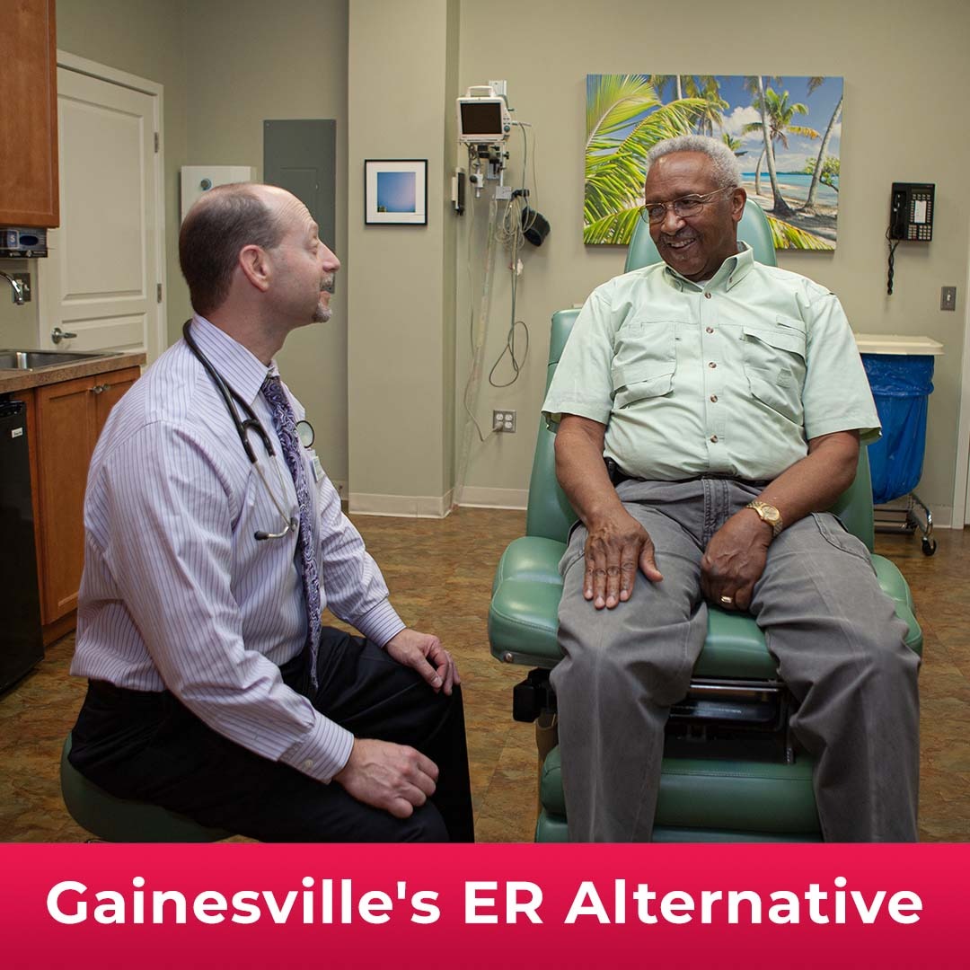 Emergency Physicians Medical Center Facebook ad: Fast, Affordable Urgent Care in GNV