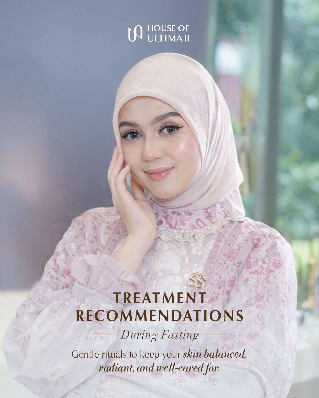 House of ULTIMA II Facebook ad: During fasting, the skin can become more dehydrated…