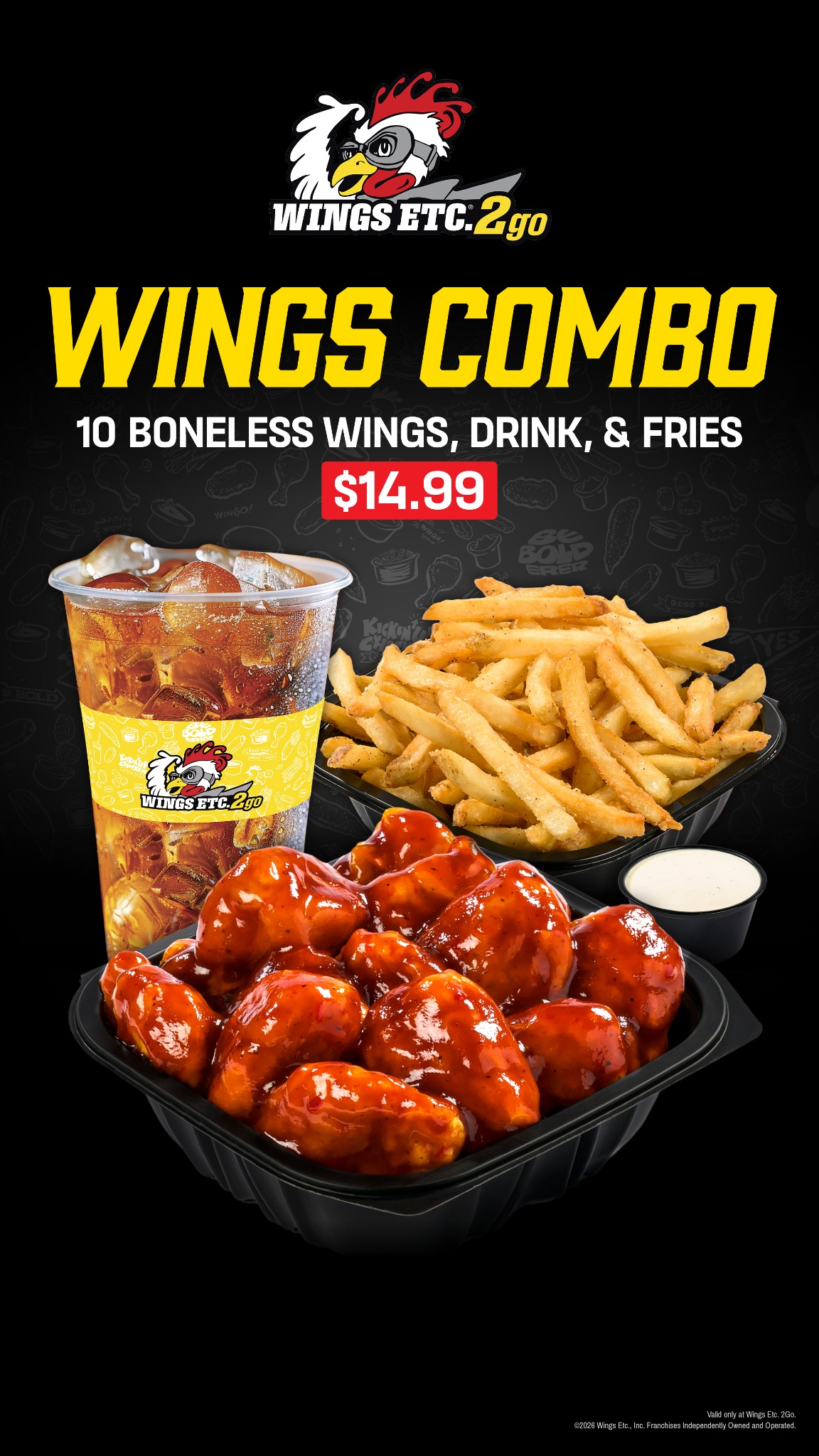 Wings Etc. Facebook ad