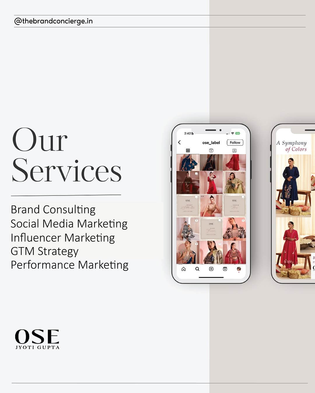 The Brand Concierge Facebook ad: For brands built to last.