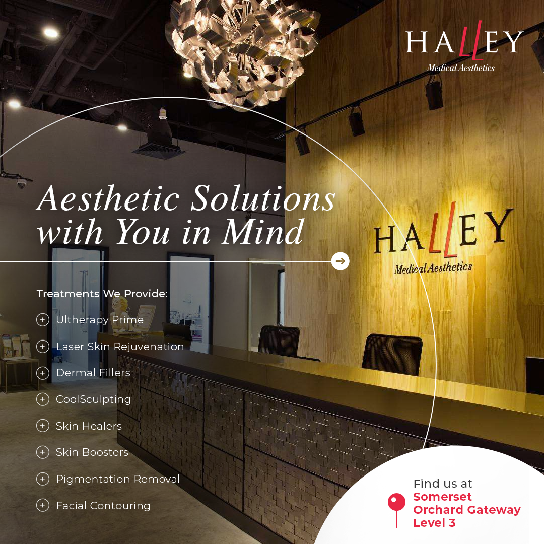 Halley.Medical.Aesthetics Facebook ad: One-Stop Solution