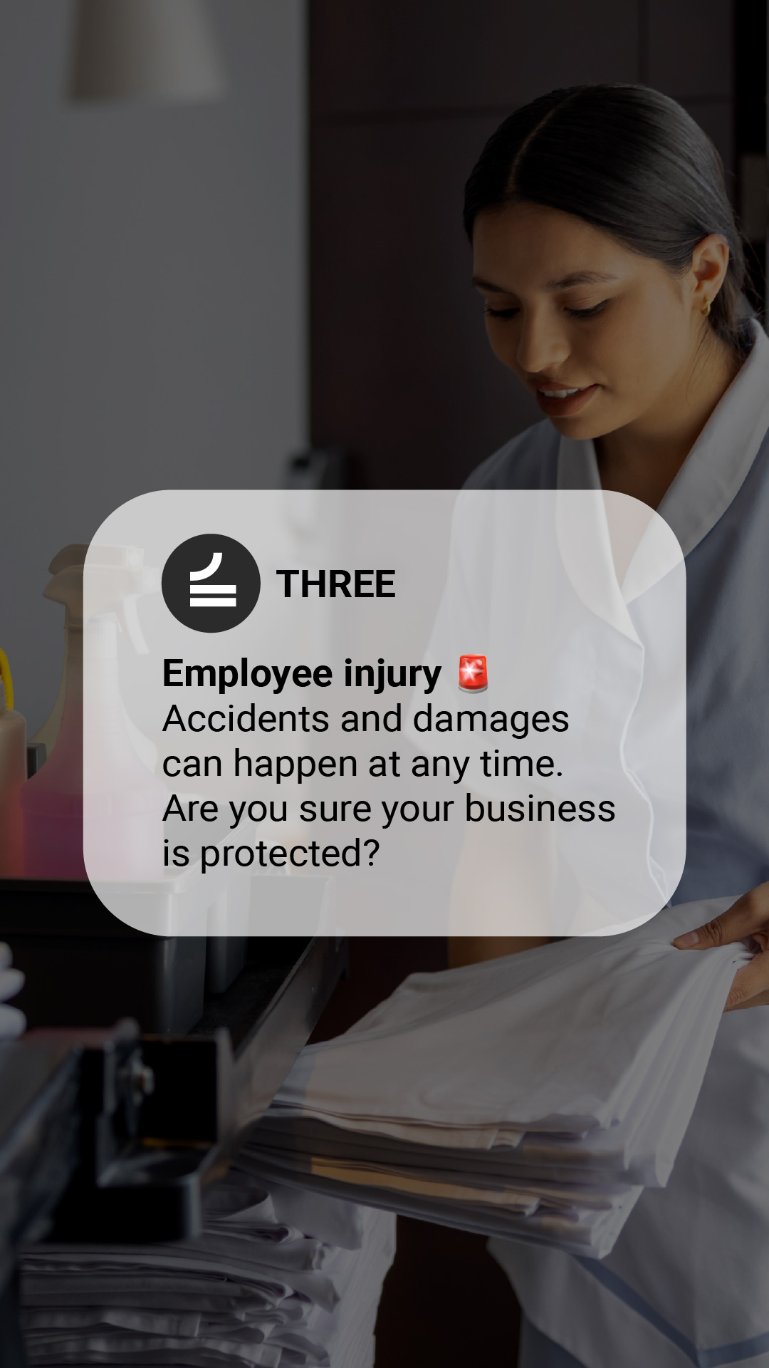 THREE Insurance Facebook ad from Mar 24, 2026