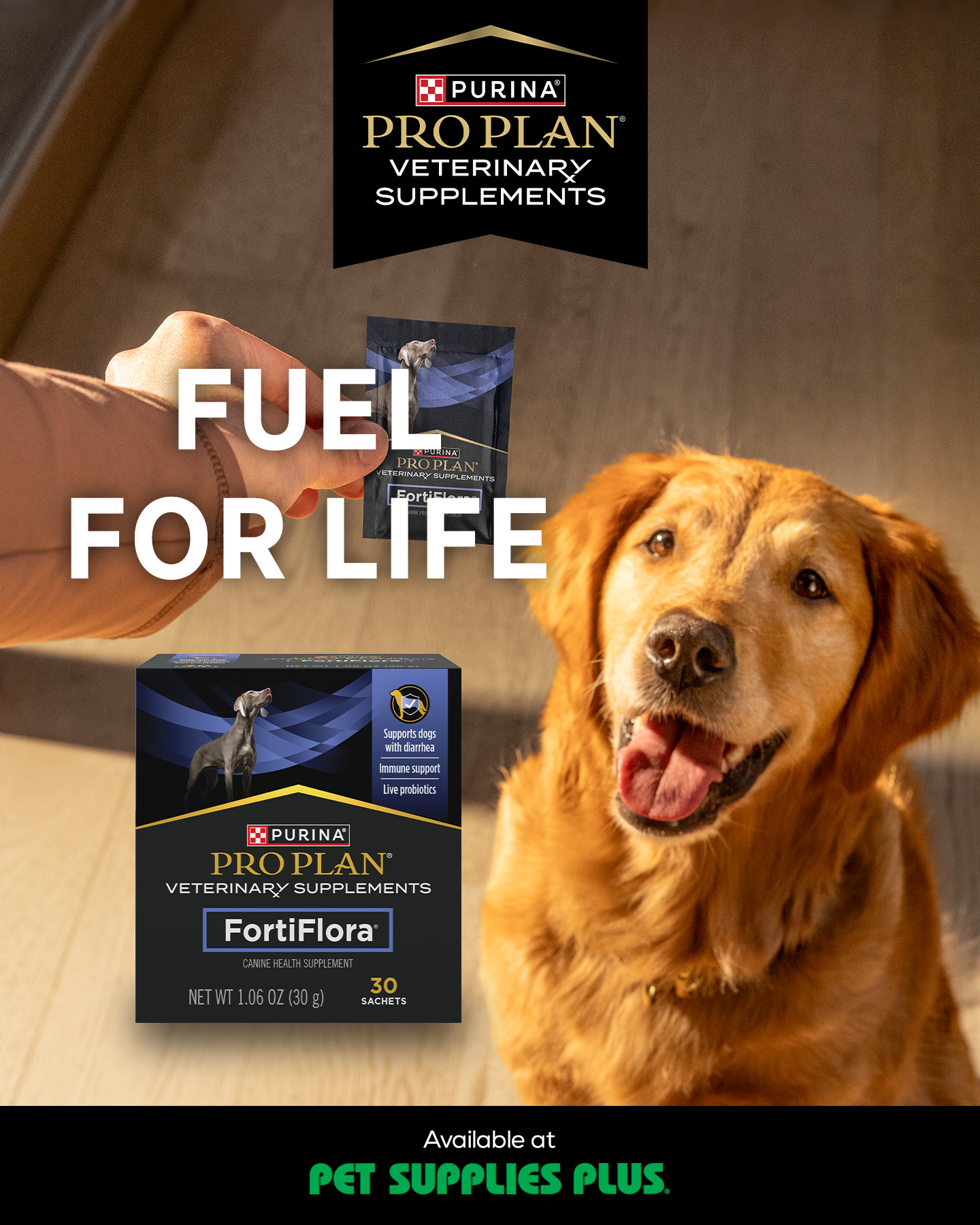 Pet Supplies Plus Facebook ad: FUEL FOR LIFE