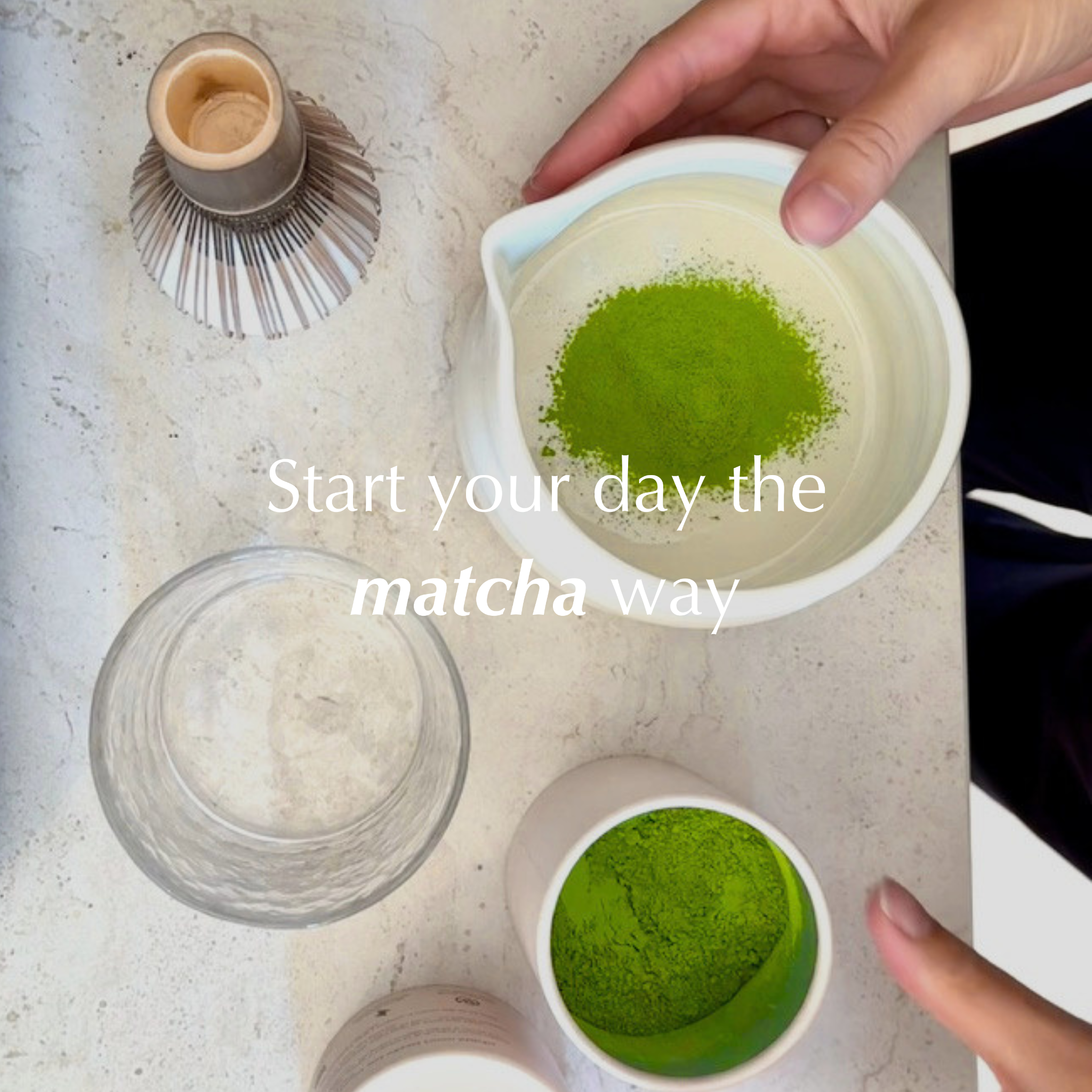Yumi Matcha Facebook ad: Start your day the matcha way