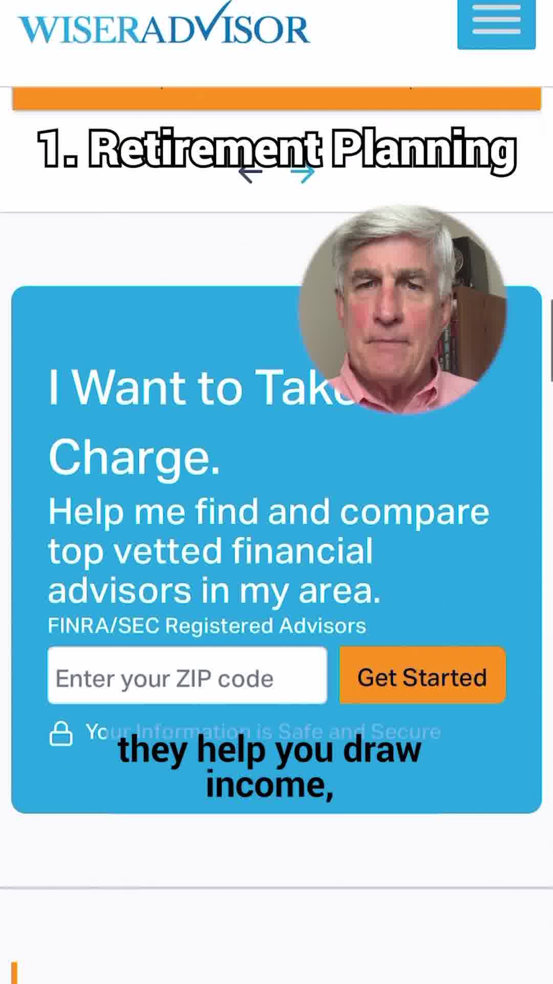 WiserAdvisor Facebook ad: Maximize Your $100k