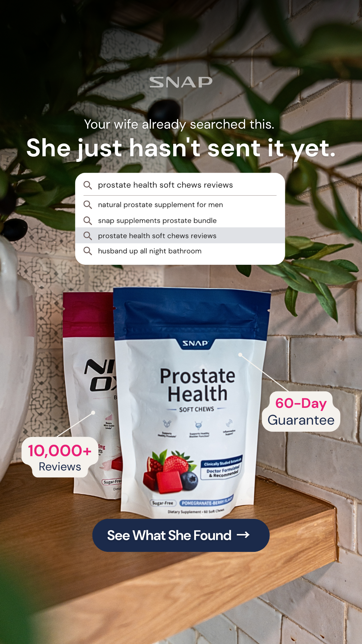 Snap Supplements Facebook ad