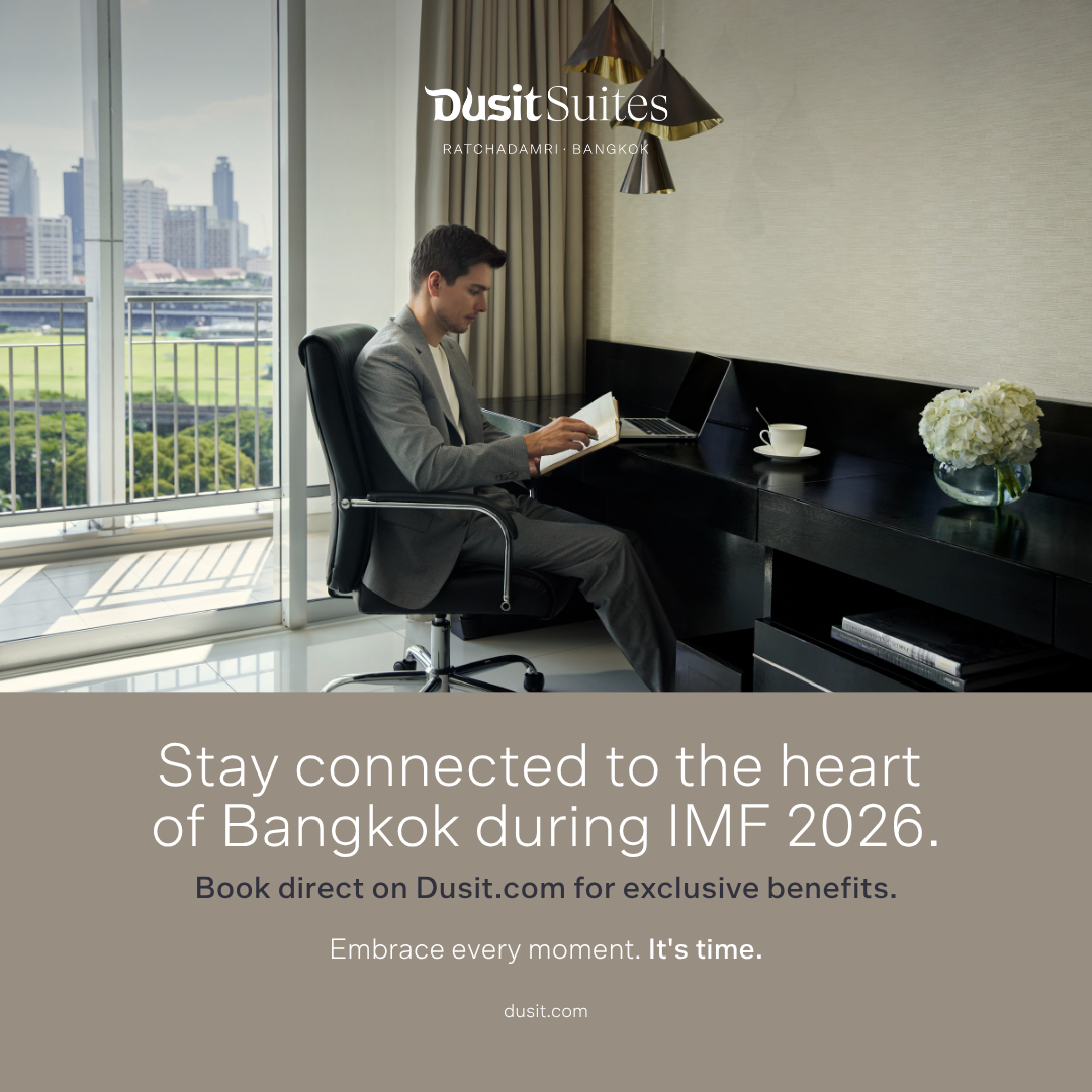 Dusit Suites Hotel Ratchadamri, Bangkok Facebook ad: Attending IMF 2026 in Bangkok?