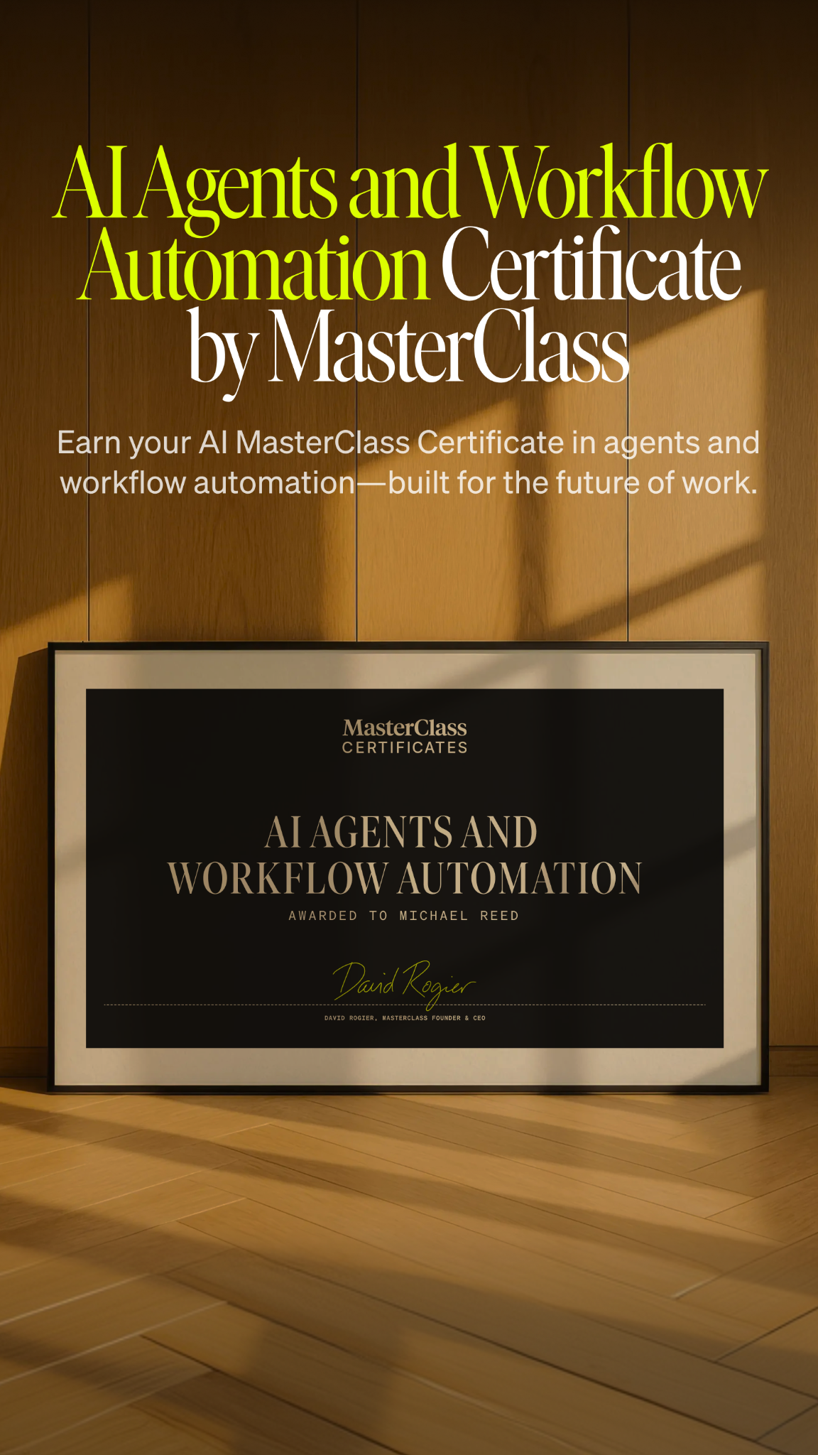 MasterClass Facebook ad