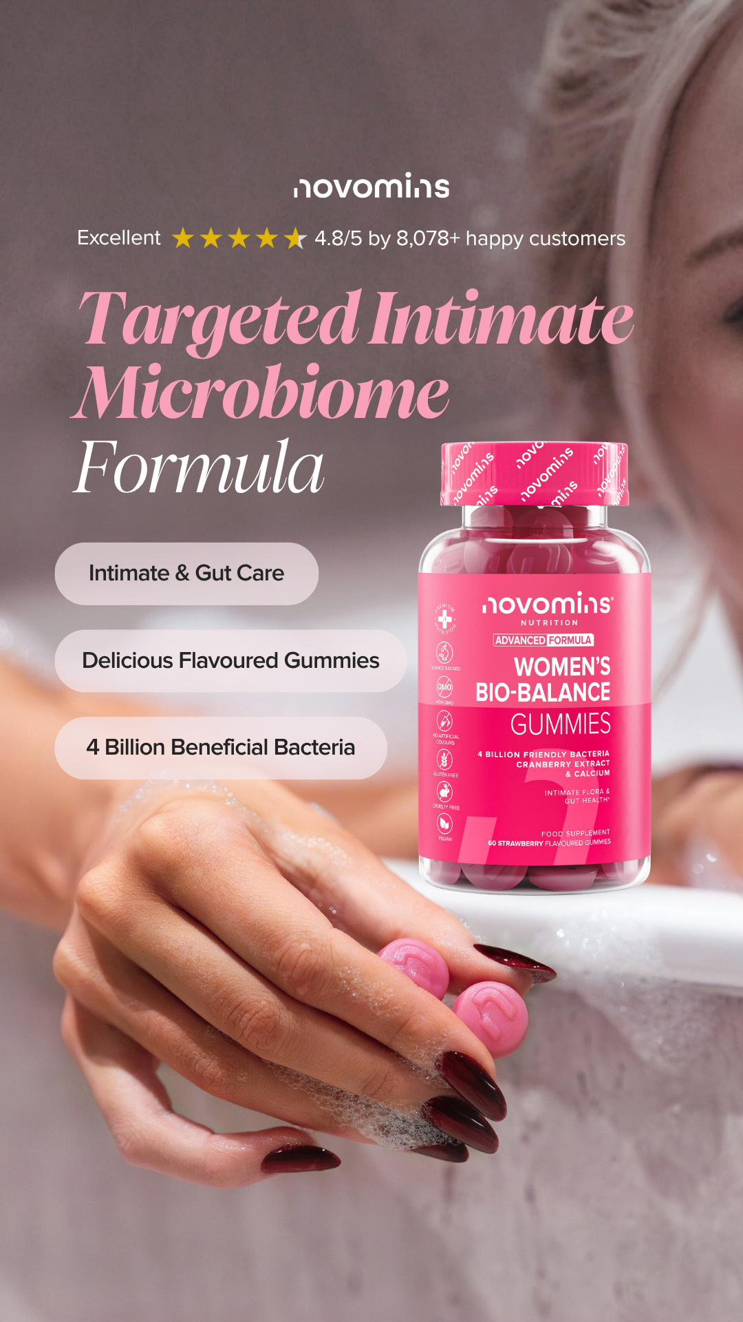 Novomins Nutrition Facebook ad