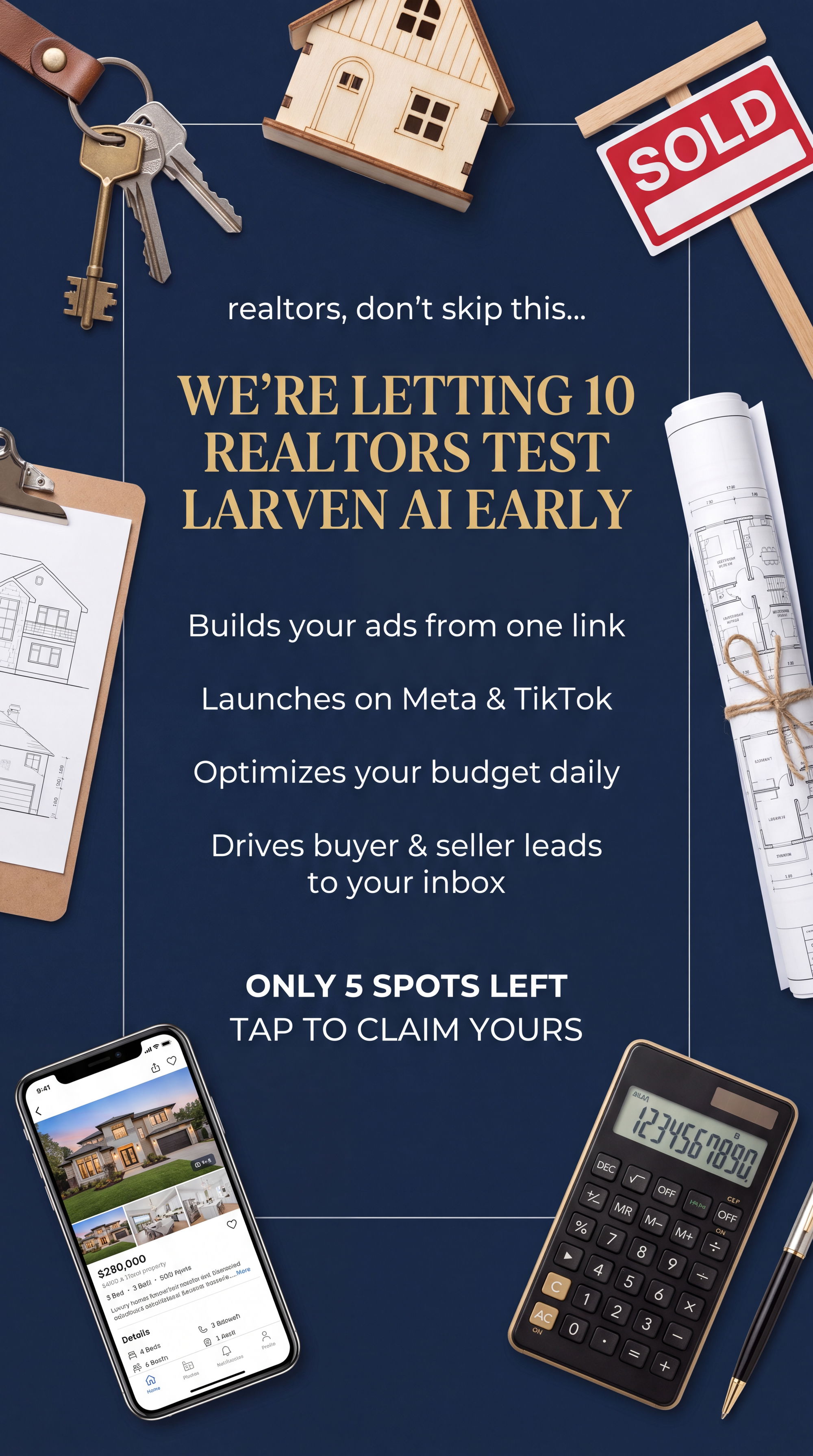 Larven AI Facebook ad