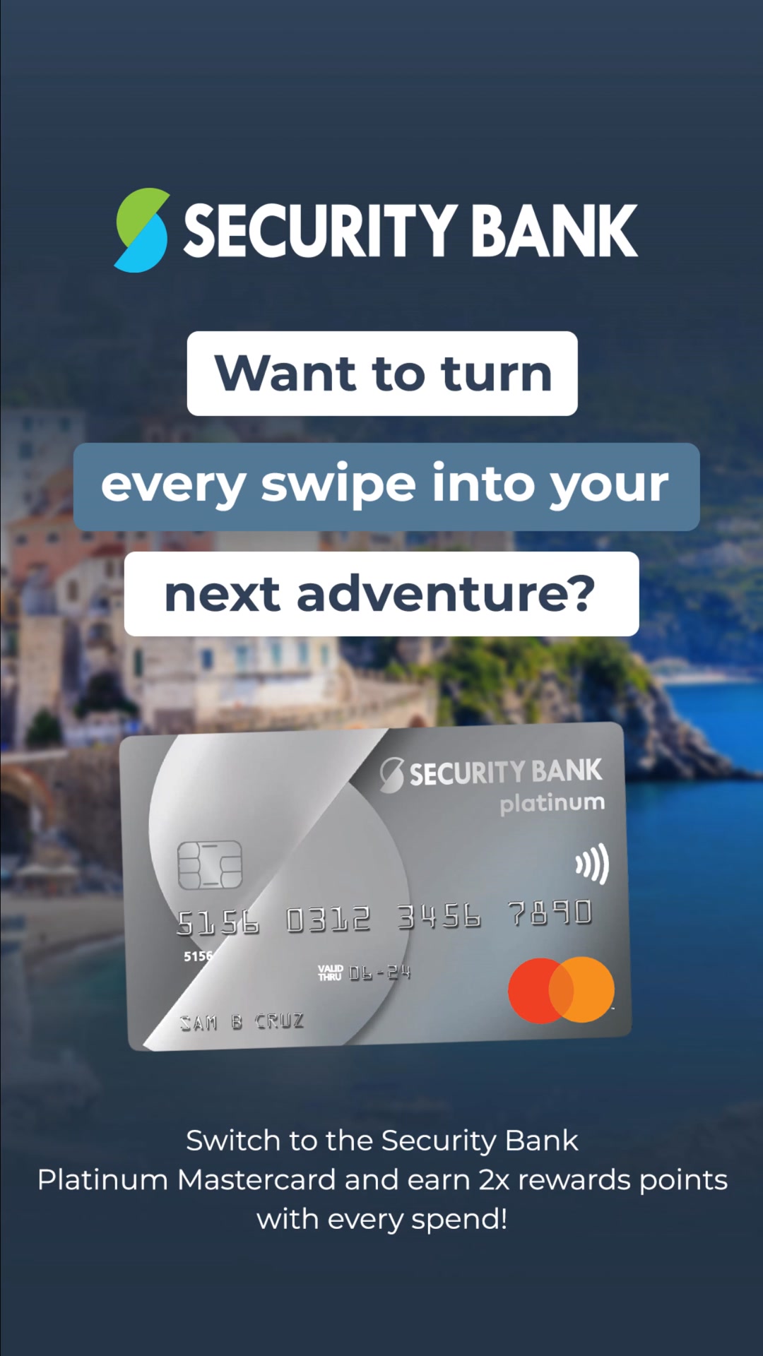 Security Bank Facebook ad: Enjoy free airport lounge access here and abroad