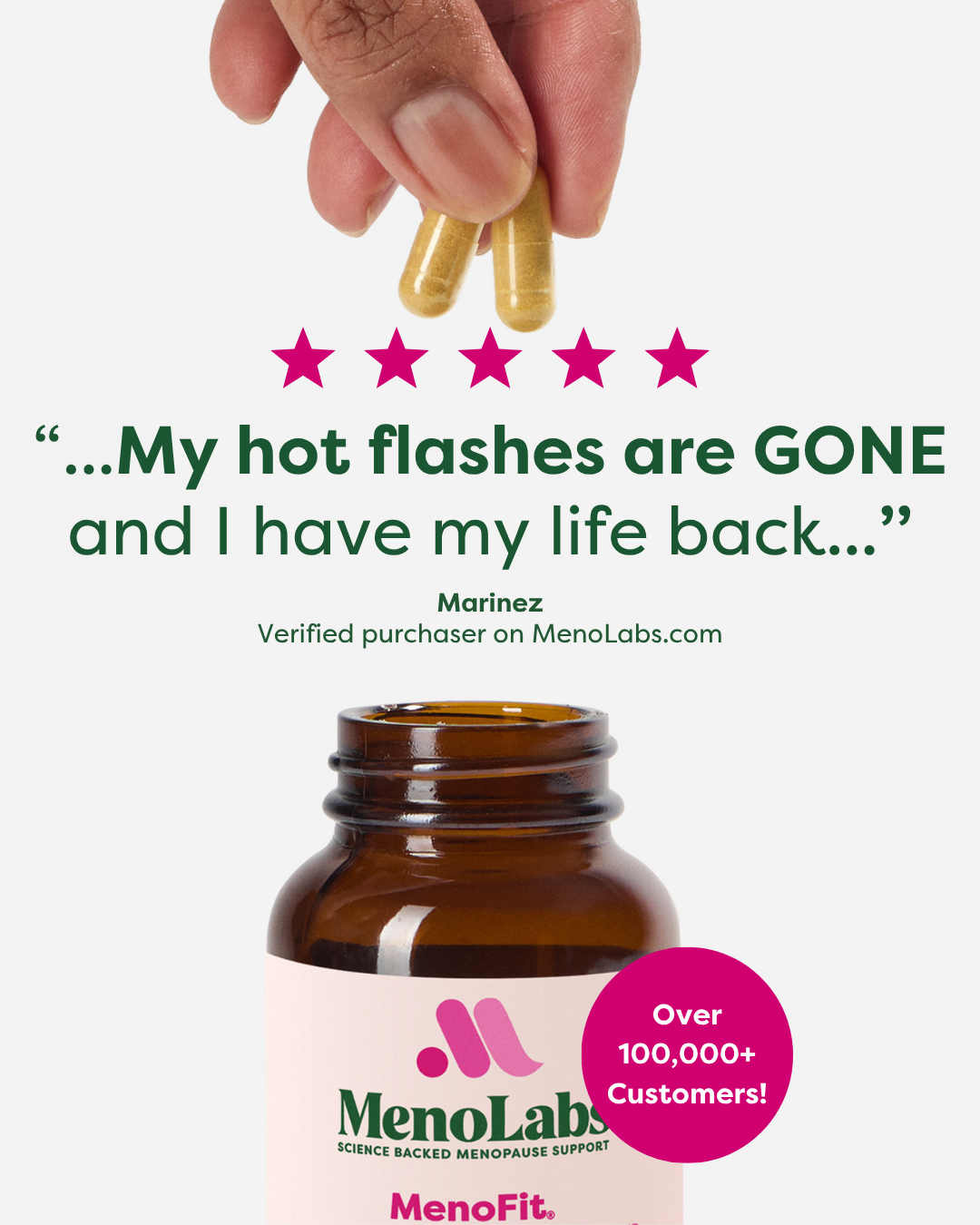 MenoLabs Facebook ad