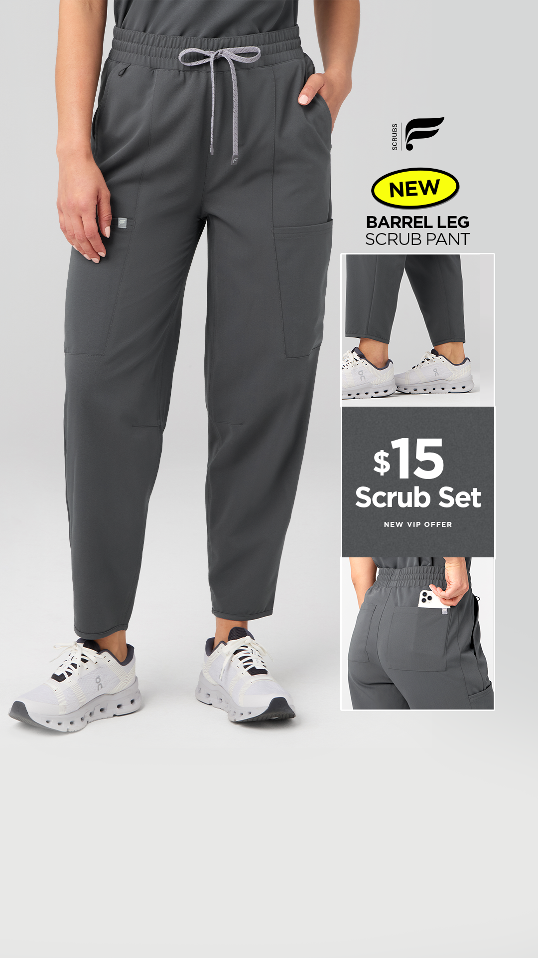 Fabletics Scrubs Facebook ad