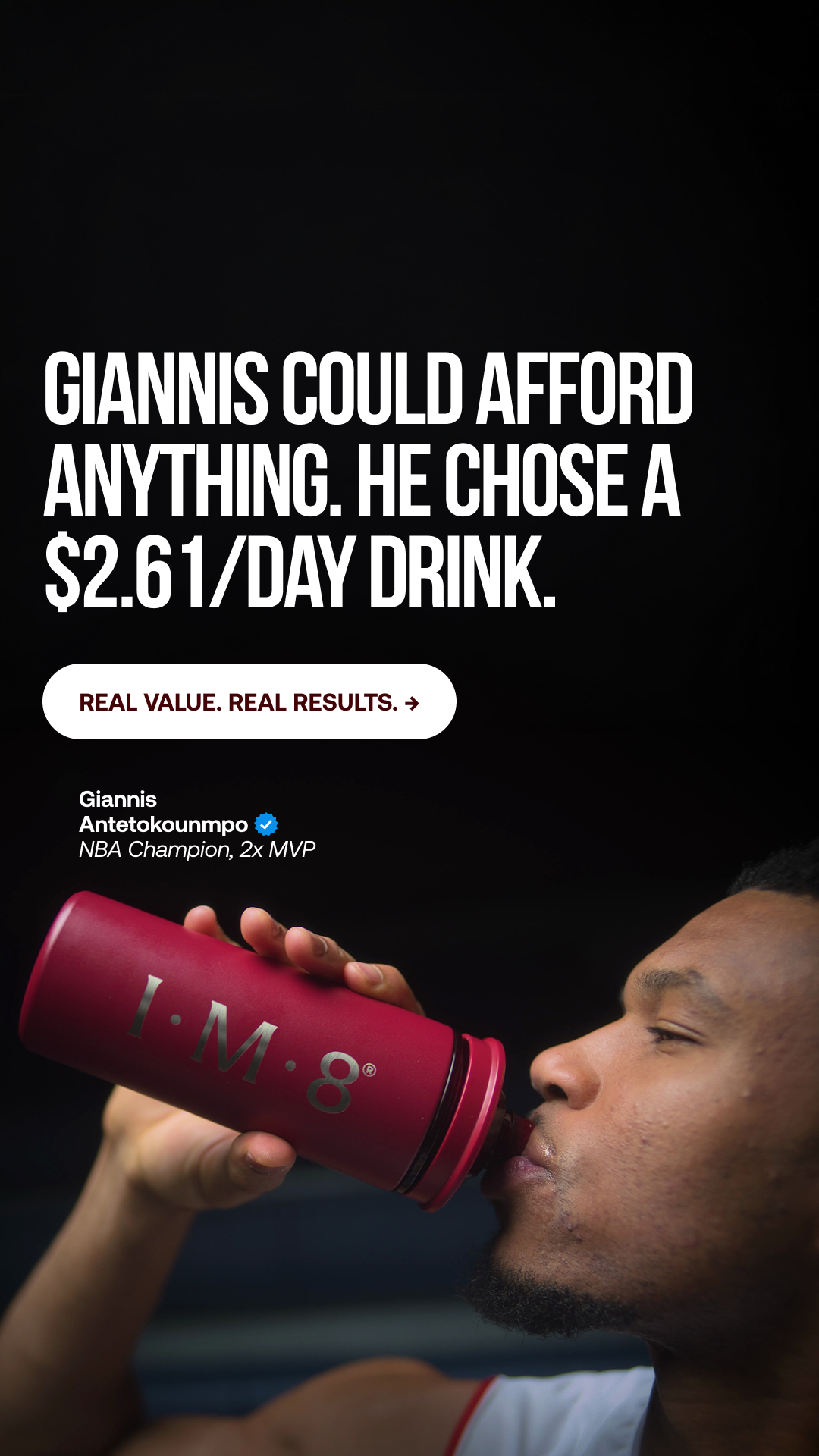 Giannis Antetokounmpo Facebook ad