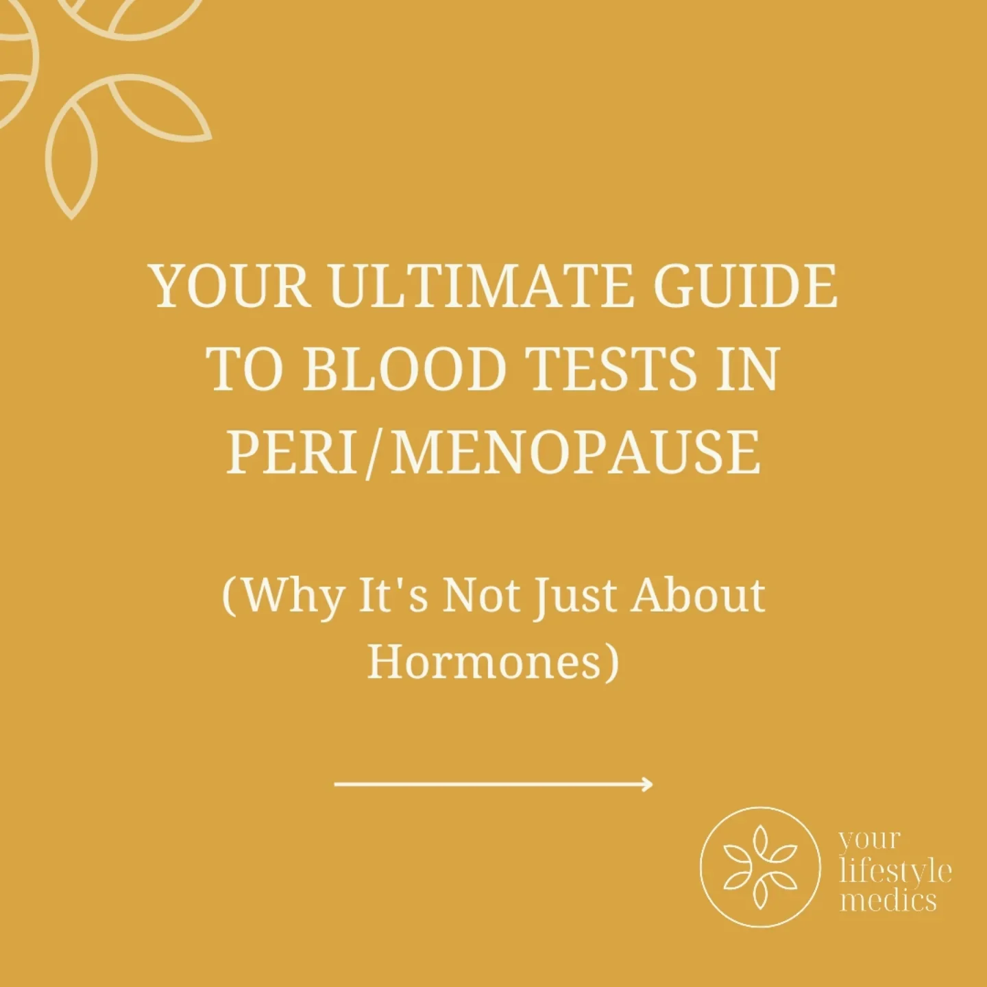 Your Lifestyle Medics Facebook ad: So many women are told their blood tests…