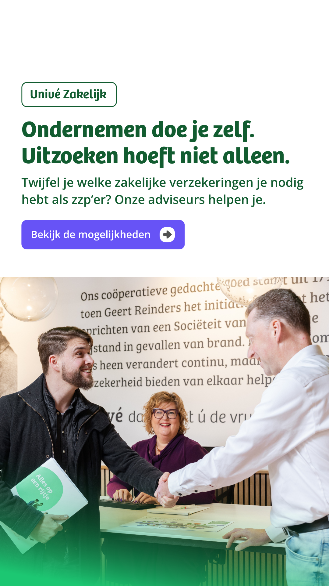 Univé Facebook ad