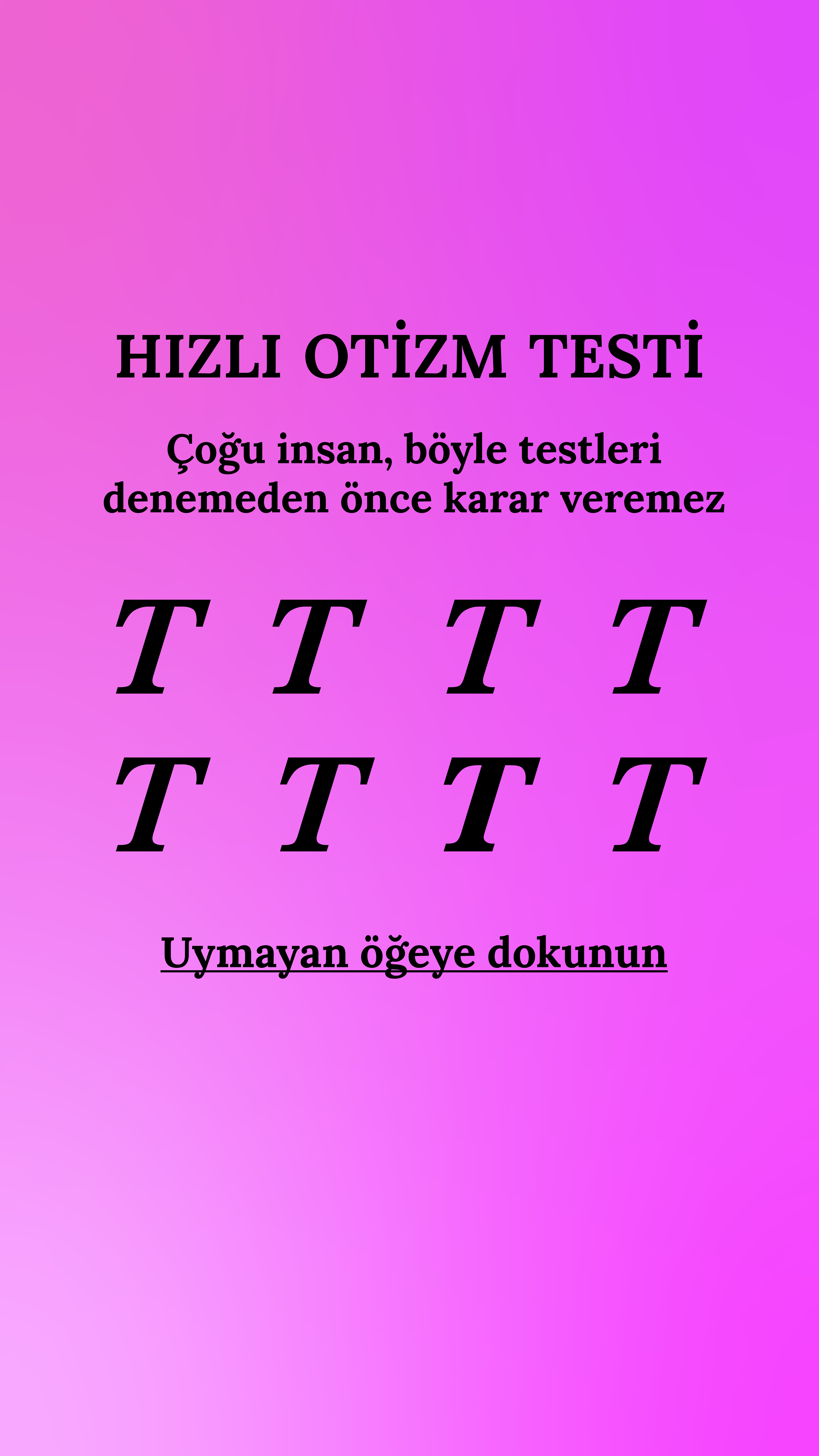 International Brain Test Facebook ad