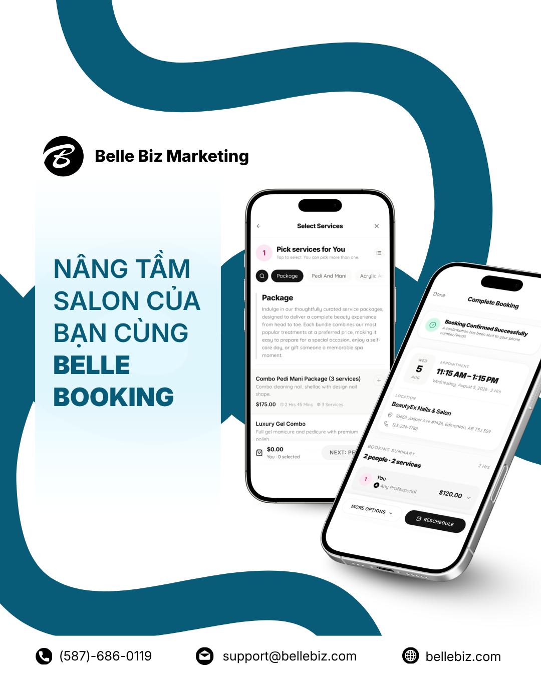 Belle Biz Marketing - Boost your Salon Facebook ad: Nâng tầm salon của bạn cùng Belle Booking