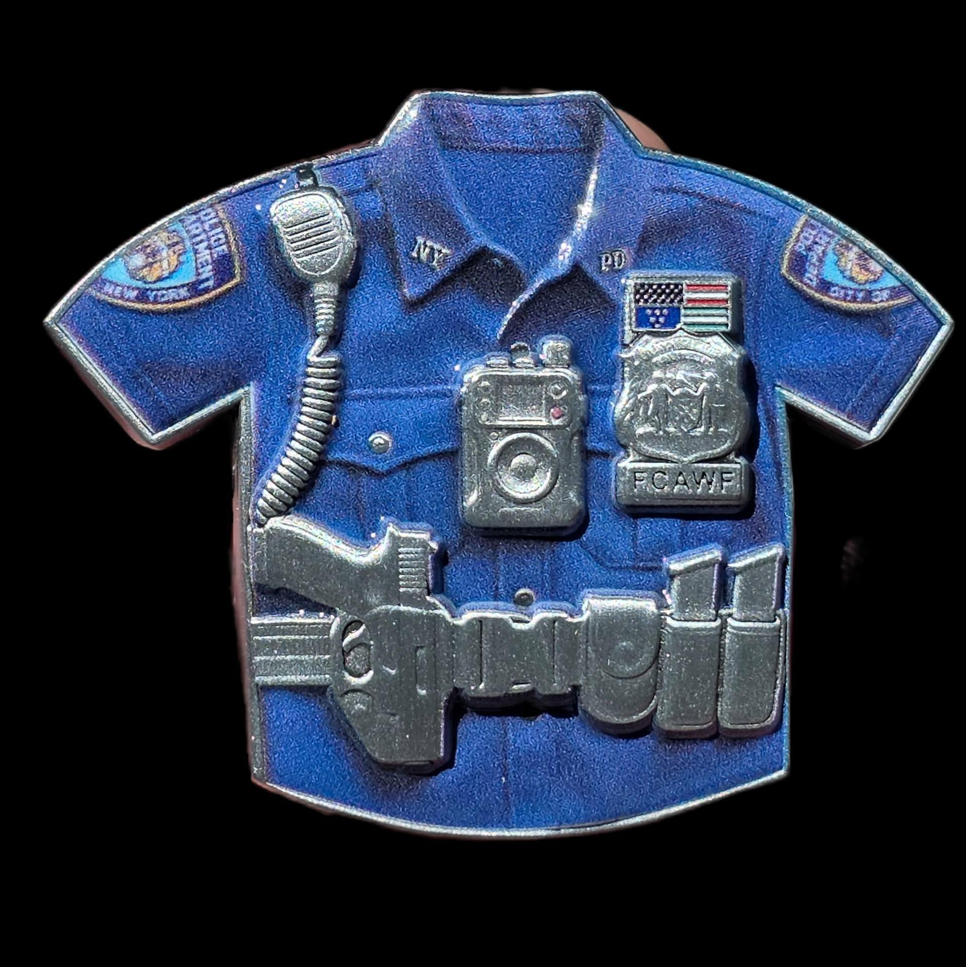 Bleedbluepatch Facebook ad: NYPD PRIDE MEET NYK GLORY