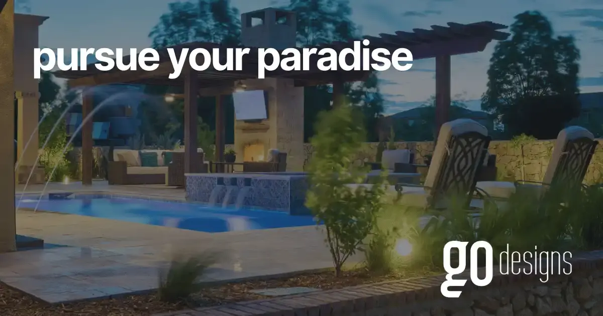 GO Designs Facebook ad: GO Designs | El Paso Landscaping & Pool Construction
