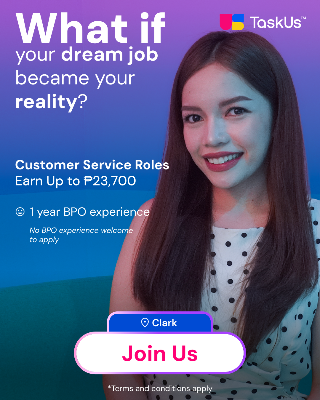 TaskUs Facebook ad