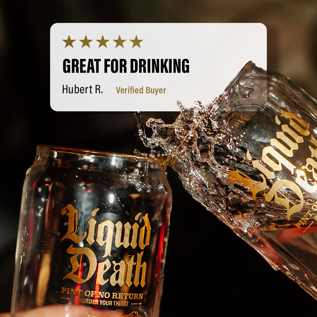 Liquid Death Facebook ad