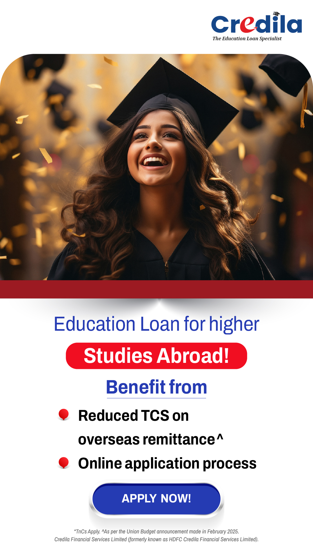 Credila Financial Services Limited Facebook ad
