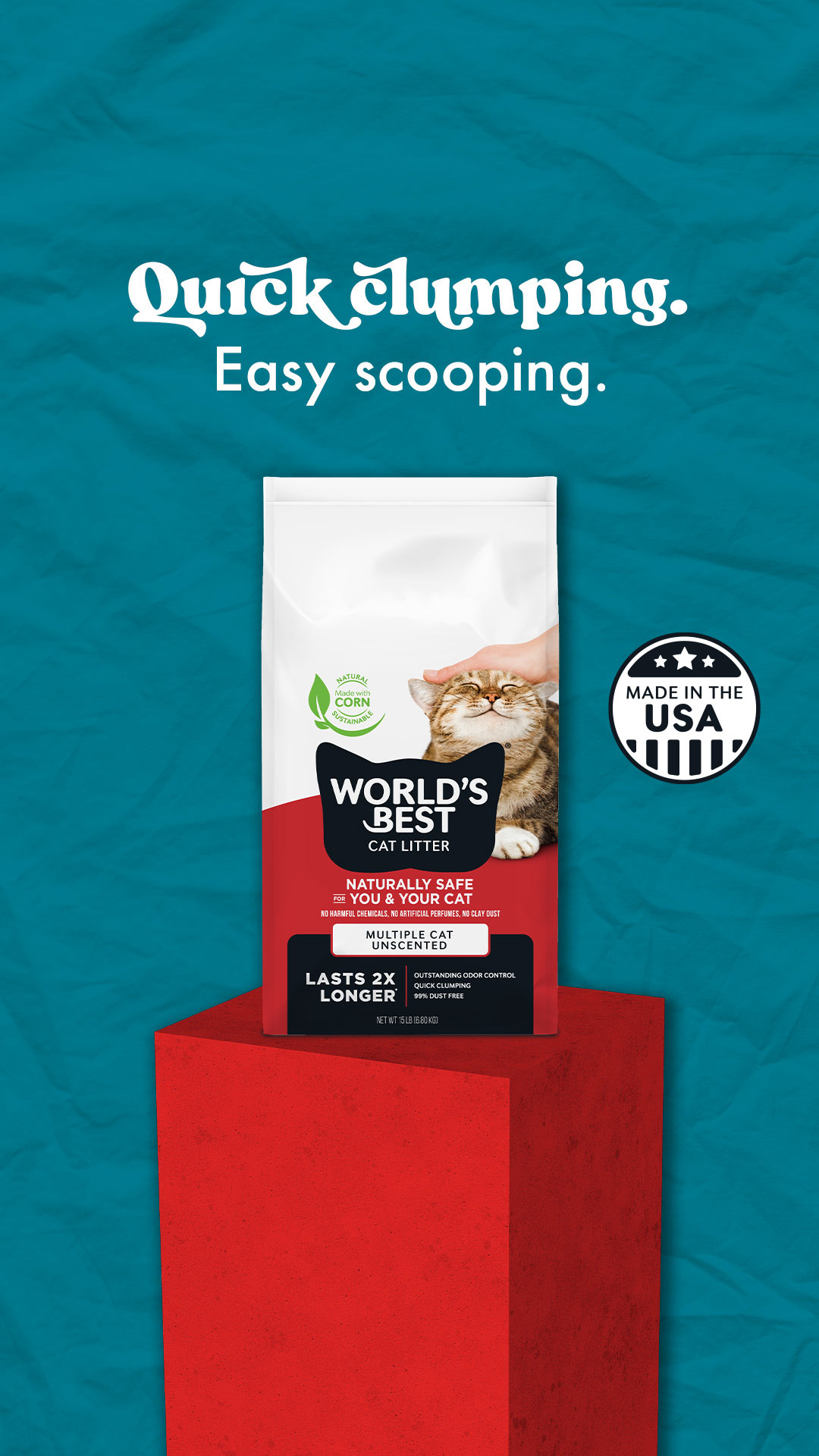 World's Best Cat Litter Facebook ad